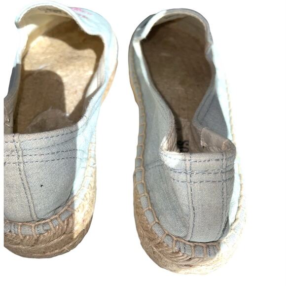Soludos Eco-friendly Tencel Chambray Sunglasses & Bikini Espadrille Slide Ons 7 - Picture 6 of 9